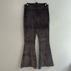 Aerie velour flare pants